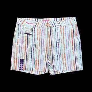 NWT Isaac Mizrahi striped tailored shorts size 16